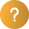 Question Icon in Golden and Grey Gradient